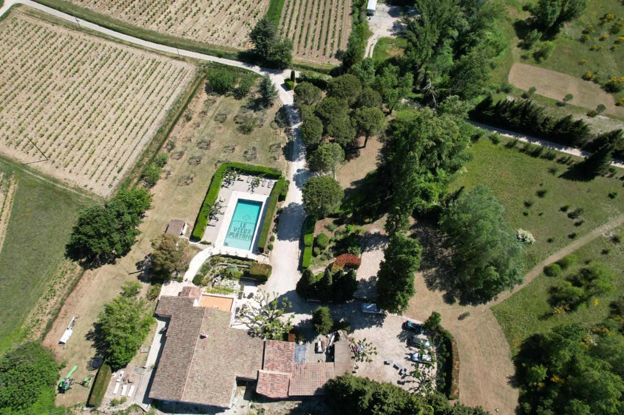 Le Vieux Platane Hotel Cairanne Exterior photo